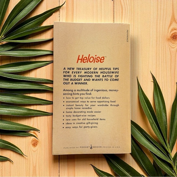 VINTAGE 1971 Heloise’s Work and Money Savers Paperback – 6th Printing - Picture 2 of 7